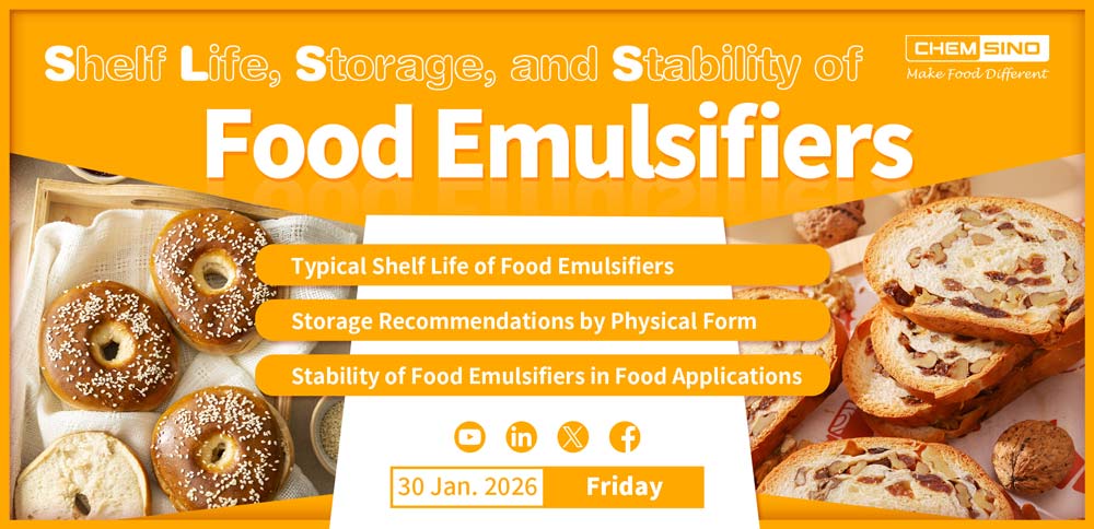 Shelf Life, Storage, and Stability of Food Emulsifiers